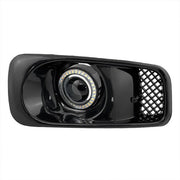 DURAFORCE For 1999-2000 Honda Civic Clear Lens LED Fog Light Lamps DRL & BLACK GRILLE 3PCS