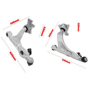 DURAFORCE LH + RH Front Lower Control Arm w/ Ball Joint for INFINITI FX35 FX37 FX50 QX70