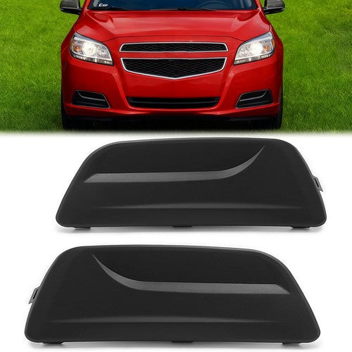 DURAFORCE Fog Light Cover Bezel Left Right Side Black for Chevrolet Malibu 2013 2016