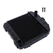 DURAFORCE 15553-72060 Aluminum Radiator For Kubota B6100,B7100 B6100HST-E & B7100HST-DT