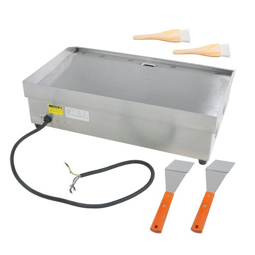 DURAFORCE 30 Inch Commercial Electric Griddle 3000W Countertop Flat Top Grill 122℉-572℉
