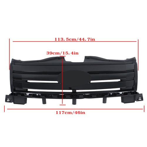 DURAFORCE Replacement Plastic Front Bumper Upper Complete Grille For Ford Edge 2007-2010