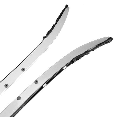 Roof Rack Side Rail Set For Mazda CX5 2017 2024 White Luggage Carrier 2 Pieces