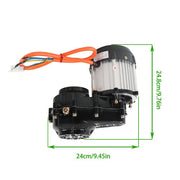 DURAFORCE New 48V 1000W Electric Differential Brushless Motor For Lawn Mower Go Karts US