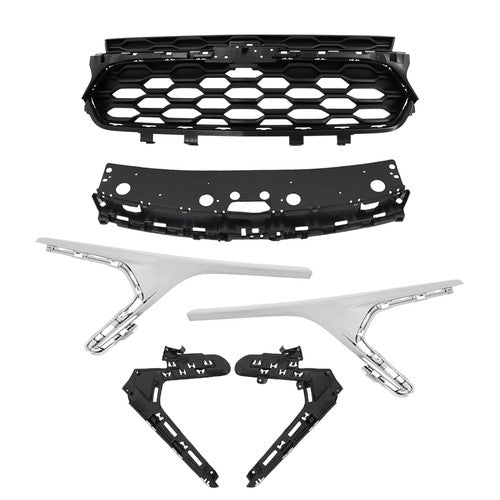 DURAFORCE New Plastic Front Bumper Grille Chrome Trim Kit For Chevrolet Trax 2023 2024