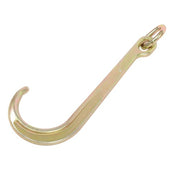 DURAFORCE 1 x J Hook Grade G70 Towing Hooks 15 Inch Roll Back Clevis 5400 Lbs Load Limit