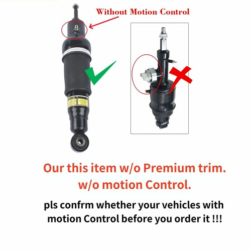 DURAFORCE Rear Shock Absorber Fits Nissan Armada Infiniti QX56 QX80 E62101LA8A E62105ZW0A