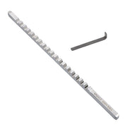 DURAFORCE 1/8" A Style 1/8" x 5" HSS Standard Keyway Broach With Shim LOC 13/64-1-1/8" New
