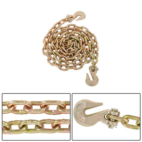 DURAFORCE With Clevis HooksTransportation Bundle Chain Steel Gold 4700lbs G70 5/16in×10ft