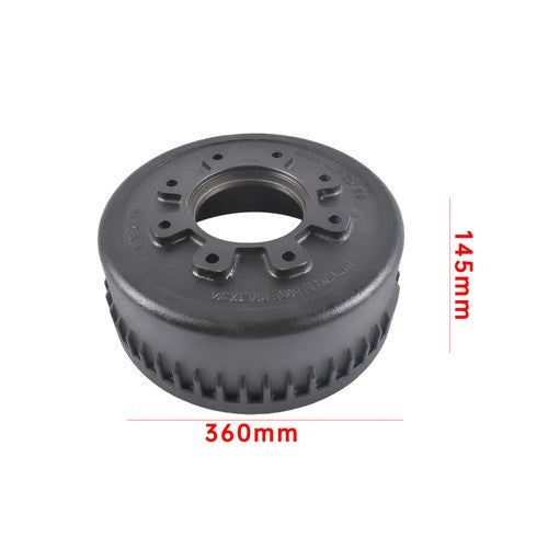 DURAFORCE Trailer Brake Drum Heavy Duty 12.25" x 4" Axles Fits Dexter 99-27 without Hub