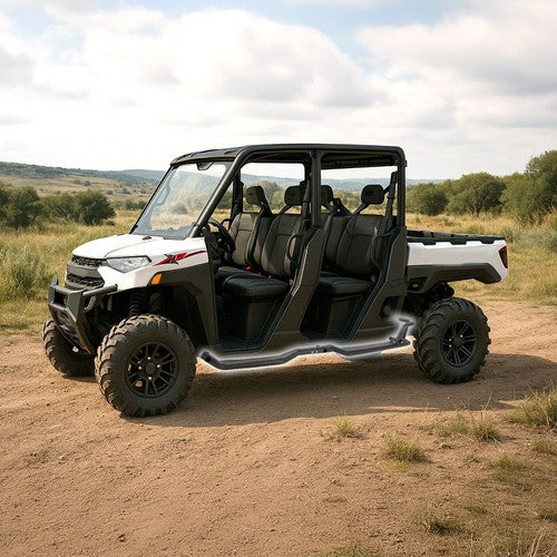 DURAFORCE Rock Sliders Nerf Bars Side Steps for Polaris Ranger Crew XP 1000 2019-25 24