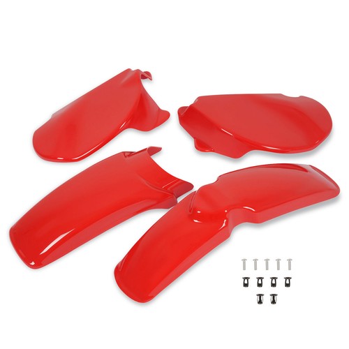Plastic Kit Front Rear Fender Side Panels for 1977-1982 Honda XR75 XR80