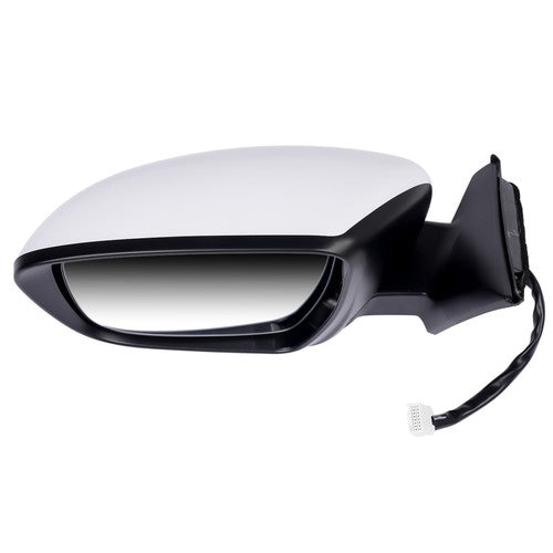 DURAFORCE Left View Mirror Assembly with Turn Signal Lamp for Nissan Rogue SV SL Advance