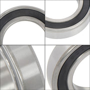 DURAFORCE 10Pcs 6008-2RS Bearings 40×68×15mm Double Rubber Seals Deep Groove Ball Bearing