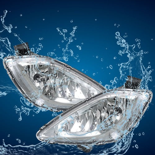 DURAFORCE Front Bumper Fog Lights Lamps+Wiring+Switch For 2011-2013 Hyundai Elantra Clear