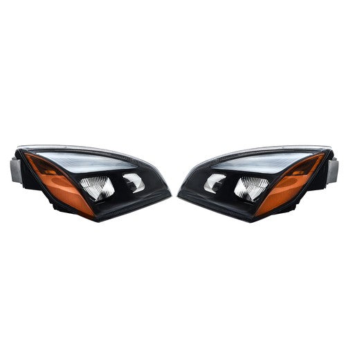 DURAFORCE For Freightliner Cascadia Full LED Black Housing Headlights Headlamps 2018-2023