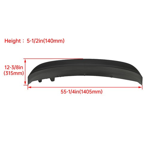 Lower Rear Bumper Valance Cover Korea Built Vehicle For Hyundai Elantra 2014-16