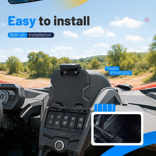 Tablet Holder Electric Device Mount For 2017-2025 2018 2019 Can Am Maverick X3