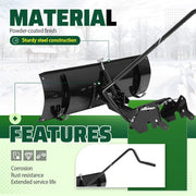 DURAFORCE 46" Snow Plow Blade Attachment Adjustable For Lawn Mower Tractors Cub Cadet MTD