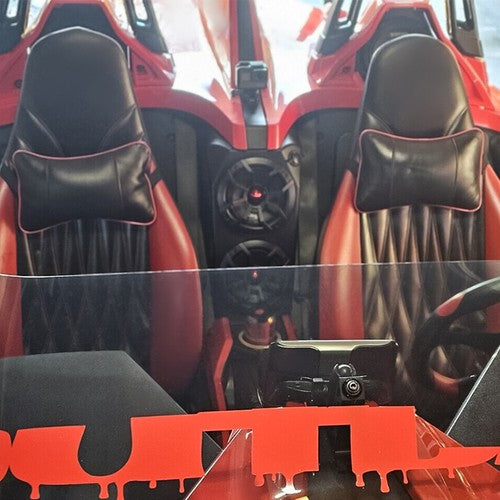 DURAFORCE Waterfall Speaker Pods Enclosure For Polaris Slingshot 2015-2019 2016 2017 2018