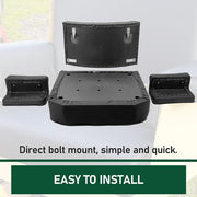 DURAFORCE Seat w/Arm Rest+Backrest For JOHN DEERE CRAWLER DOZER 420 430 440 1010 2010