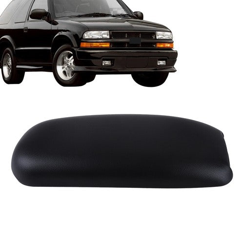 DURAFORCE Suit For Chevrolet Blazer 1998-2004 Center Console Lid Replacement Black Plastic
