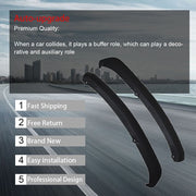 DURAFORCE For 2012 2013 2014 Ford Focus Black Plastic Lower Bumper Valence Trim Pair BOTH