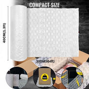 DURAFORCE 984' x16" Air Cushion Machine Film Small Bubble Pillow Packaging Padding 4 Rolls