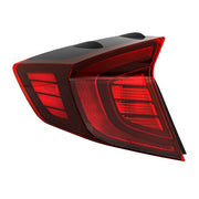 DURAFORCE Red Tail Light For Hyundai Sonata 2020-2022 Outer Lamp LH/Driver LED Rear Chrome