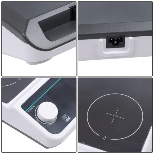 DURAFORCE 6x500ml 6 Position Magnetic Stirrer 50-1200RPM 120℃/248℉ Multi-Position Magnetic