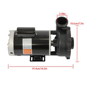 DURAFORCE Spa & Hot Tub Pump Repair Parts 3721221-1D 56Y Frame 230 V 2-Speed 3 HP Spa Pump