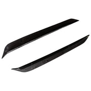 DURAFORCE 4PCS Carbon Fiber Front Bumper Side Blade Canard Fin For 22-24 Subaru WRX VB S4