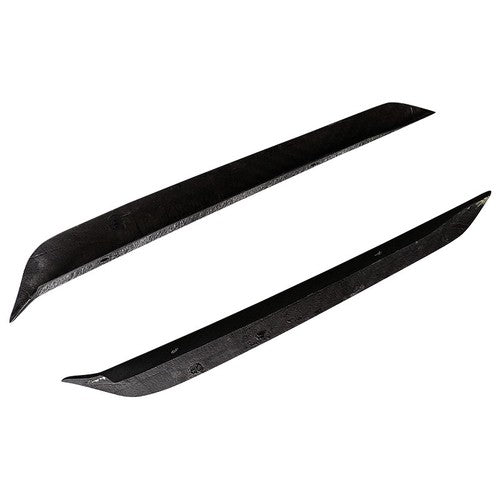 DURAFORCE 4PCS Carbon Fiber Front Bumper Side Blade Canard Fin For 22-24 Subaru WRX VB S4