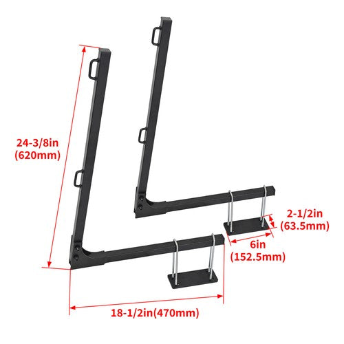 RV Bumper Mount Tote Tank Carrier Secure Tank In Place For Travelling