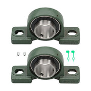DURAFORCE 2 Pack UCP210-32 Pillow Block Mounted Ball Bearing 2" Bore Self Aligning New