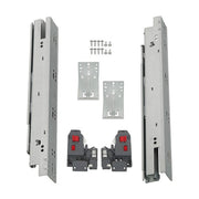 DURAFORCE 1 Pairs Undermount Drawer Slides 15 inch Undermount Soft Close Drawer Slides