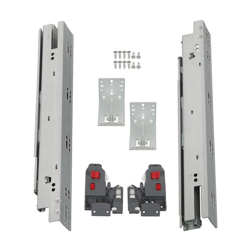 DURAFORCE 1 Pairs Undermount Drawer Slides 15 inch Undermount Soft Close Drawer Slides
