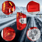 DURAFORCE Taillights Rear RH/Passenger For 2014-2020 Toyota Tundra Brake Tail Light Chrome