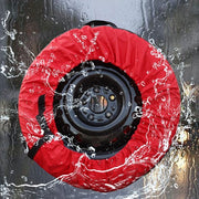 DURAFORCE For Red 420D And Black 600D Tyre Bags W/ Handheld Dust Cover New 4Pcs Tyre Cases