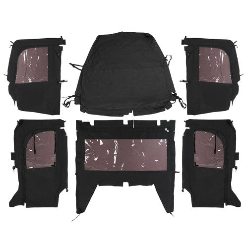Soft Door Rear Window Roof Combo for 2016-2023 Kubota RTV X1140 Cab Assembly
