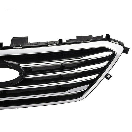 DURAFORCE Grille Bumper Assembly For Hyundai Sonata 2015 2016 2017 Upper Black Chrome