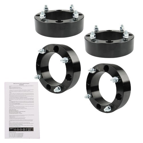 DURAFORCE For Polaris Ranger RZR Wheel Spacers 4x156 2" 131mm M12x1.5 4Pcs Silver 2013+