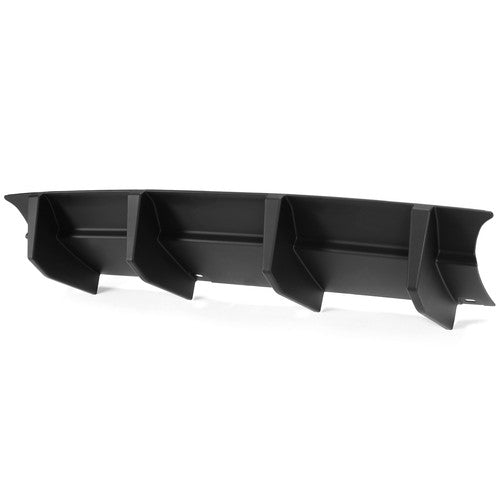 DURAFORCE For Dodge Challenger 2015-2023 Matte Black Rear Bumper Lip Diffuser Shark Fins