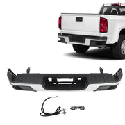 DURAFORCE Rear Step Bumper For Chevy Colorado GMC Canyon 2015-2022 W/o Park Sensor Chrome