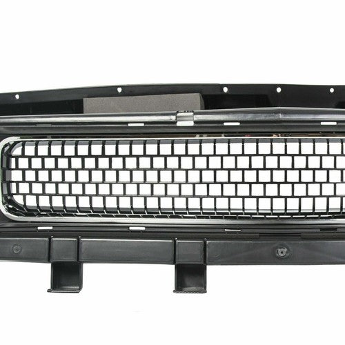 Front Bumper Grille Black Chrome Trim Molding for 2008-2014 Dodge Challenger