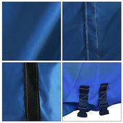 DURAFORCE 12ft Boat Cover - Waterproof Heavy Duty Towing Jon Boat Cover Blue 600D