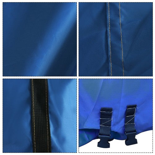 DURAFORCE 12ft Boat Cover - Waterproof Heavy Duty Towing Jon Boat Cover Blue 600D