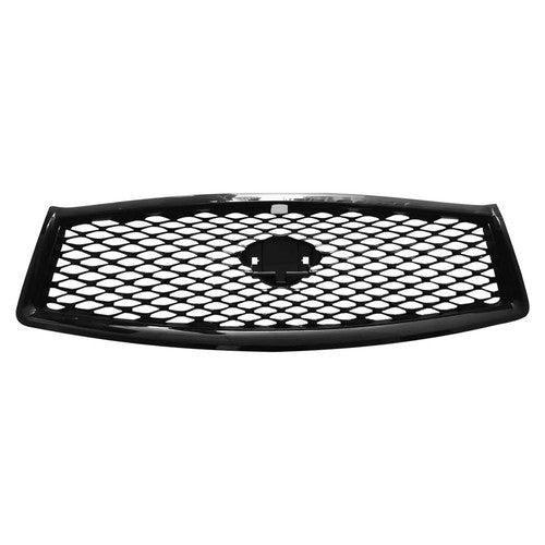 DURAFORCE Fit 2014-2017 Infiniti Q50 Sport Front Bumper Black Grille & Fog Light Cover