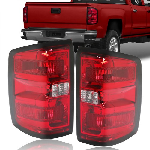 DURAFORCE Rear Tail Lights Brake Lamps Set for Chevy Silverado 1500 2500 3500 2014-2018 19