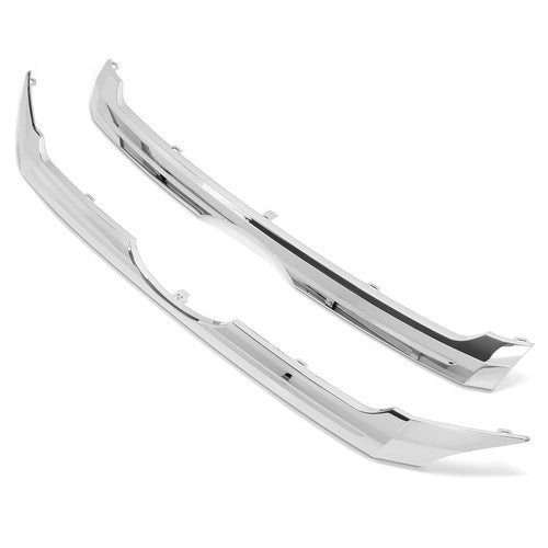 Front Upper Center Grille Trim Grill Chrome Set for 2011-2014 Ford Edge 2 Pcs